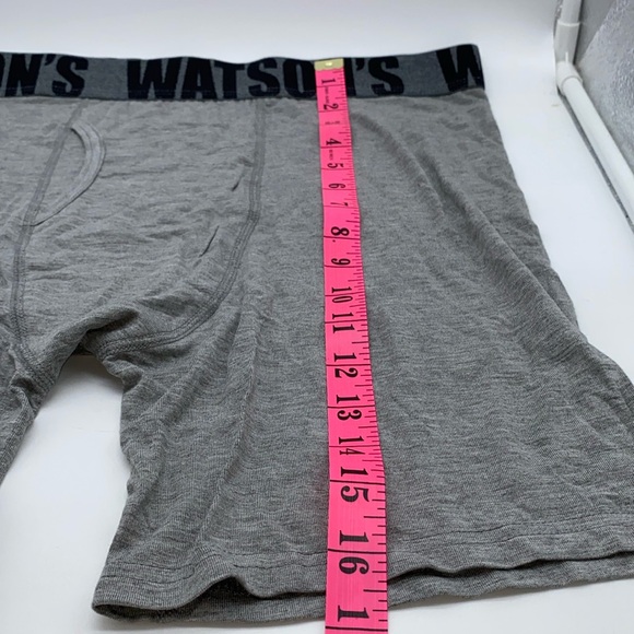 Watson’s Men’s Boxer Briefs Size XL Solid Grey New - Picture 8 of 9